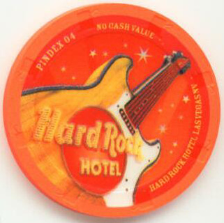 Las Vegas Hard Rock Hotel Pindex Convention 2004 Casino Chip 