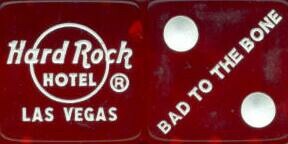 Las Vegas Hard Rock Hotel Casino Dice