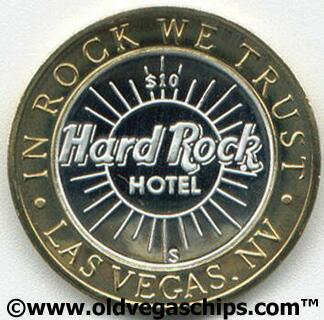 Las Vegas Hard Rock Hotel Mr. Lucky's $10 Silver Strike Token