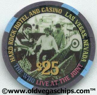 Hard Rock Hotel The Who $25 Casino Chip