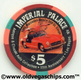 Imperial Palace 1955 Mercedes Benz $5 Casino Chip