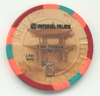 Imperial Palace Auto Collections $5 Casino Chip 