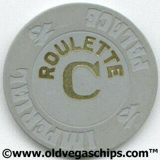 Imperial Palace Roulette Casino Chip