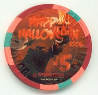 Imperial Palace Halloween 2006 $5 Casino Chip