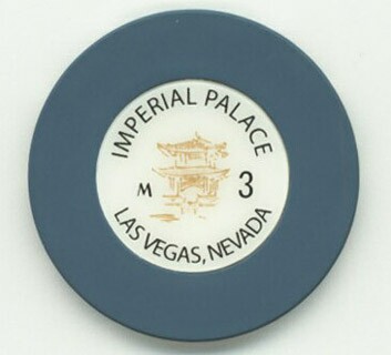 Imperial Palace Gray Roulette Chip