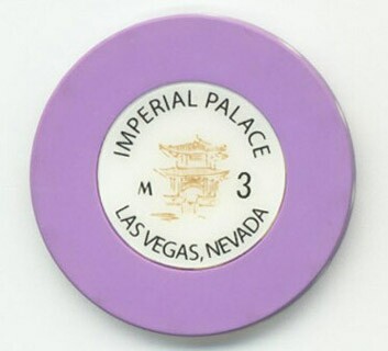 Imperial Palace Purple Roulette Chip