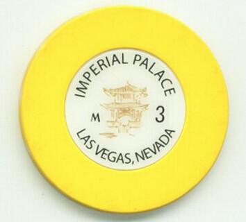 Imperial Palace Yellow Roulette Chip