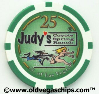 Judy's Coyote Spring Ranch $25 Brothel Chip 