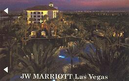 Las Vegas JW Marriott Rampart Casino Hotel Room Key