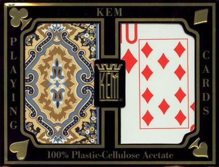 Kem Paisley Bridge Super Index Plastic Playing Cards