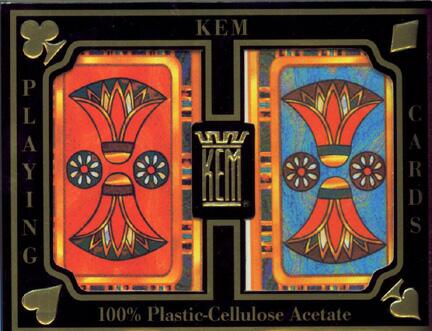 Kem Pharaoh Bridge Size Plastic Playing Cards