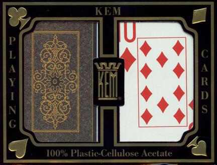 Kem Scroll Bridge Super Index Plastic Playing Cards