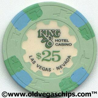 Las Vegas King 8 Casino $25 Casino Chip