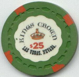 Las Vegas Kings Crown $25 Casino Chips