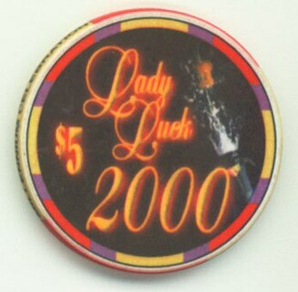 Lady Luck Millennium $5 Casino Chip