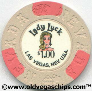 Lady Luck $1 Casino Chip