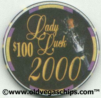 Lady Luck Millennium $100 Casino Chip
