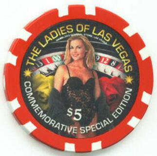 Ladies of Las Vegas 5 Casino Chip Set 