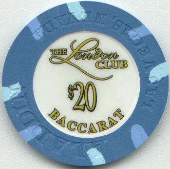 Las Vegas London Club $20 Casino Chip