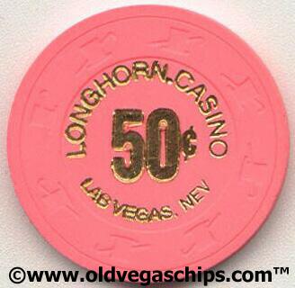 Las Vegas Longhorn Casino 50¢ Casino Chip 