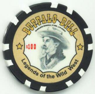 Legends of the Wild West Poker Chip Set