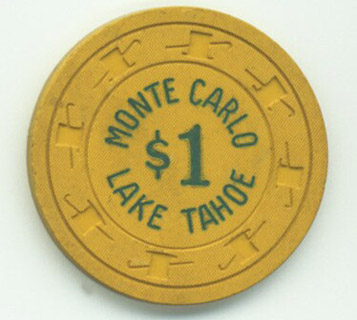 Monte Carlo Lake Tahoe $1 Casino Chip