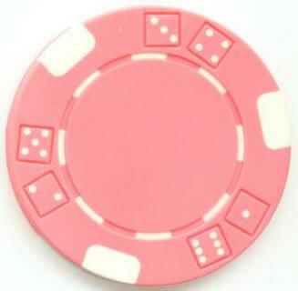 Lucky 7's Pink Poker Chips