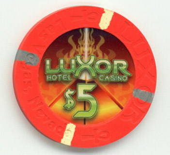 Luxor Hotel 2nd Issue $5 Casino Chip