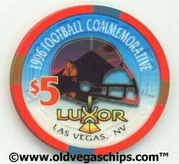Las Vegas Luxor Superbowl 1996 $5 Casino Chip