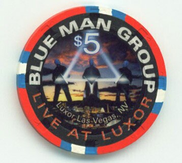 Las Vegas Luxor Blue Man Group $5 Casino Chip