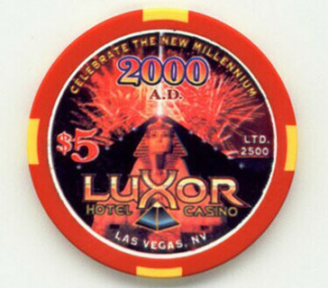 Las Vegas Luxor Millennium $5 Casino Chip