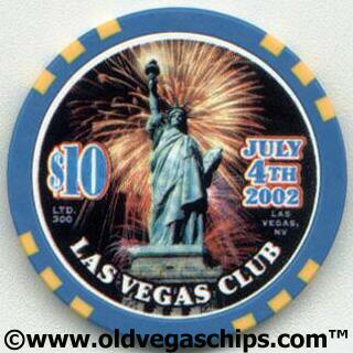 Las Vegas Club Statue of Liberty $10 Casino Chip