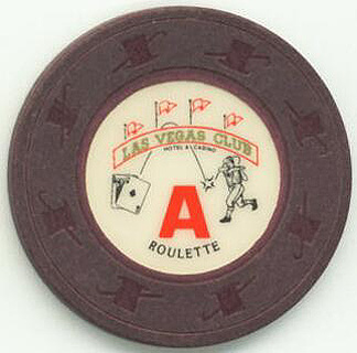 Las Vegas Club Obsolete Roulette Casino Chip