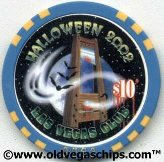 Las Vegas Club Halloween 2002 $10 Casino Chip