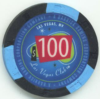 Las Vegas Club Obsolete $100 Casino Chip