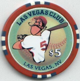 Las Vegas Club $5 Casino Chip