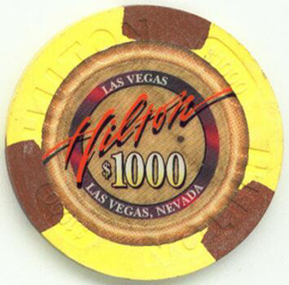 Las Vegas Hilton $1,000 Casino Chip