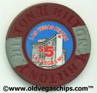 Las Vegas Hilton $5 Casino Chip