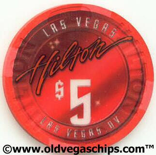 Las Vegas Hilton Star Trek $5 Casino Chips