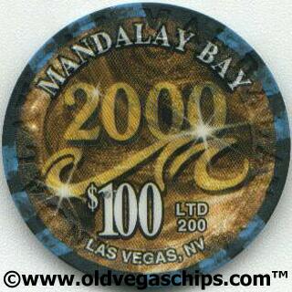 Mandalay Bay Millennium $100 Casino Chip