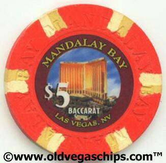 Mandalay Bay Baccarat $5 Casino Chip