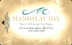 Las Vegas Mandalay Bay Hotel Room Key