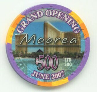 Mandalay Bay Moorea Grand Opening $500 Casino Chip 