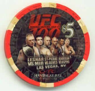 Mandalay Bay UFC 2009 $5 Casino Chip