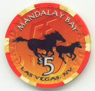 Mandalay Bay Chinese New Year Horse $5 Casino Chip