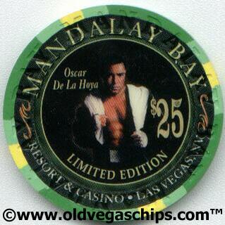 Mandalay Bay Oscar De La Hoya $25 Casino Chip