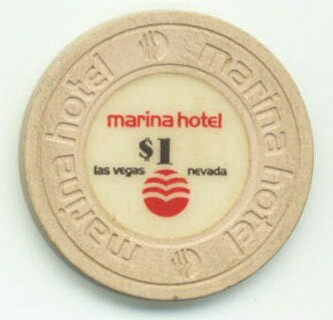 Marina Hotel $1 Casino Chip