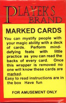 Marked  Playing Cards