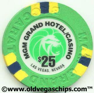 MGM Grand Second Issue $25 Baccarat Casino Chip