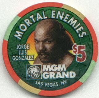 MGM Grand Mortal Enemies $5 Casino Chip